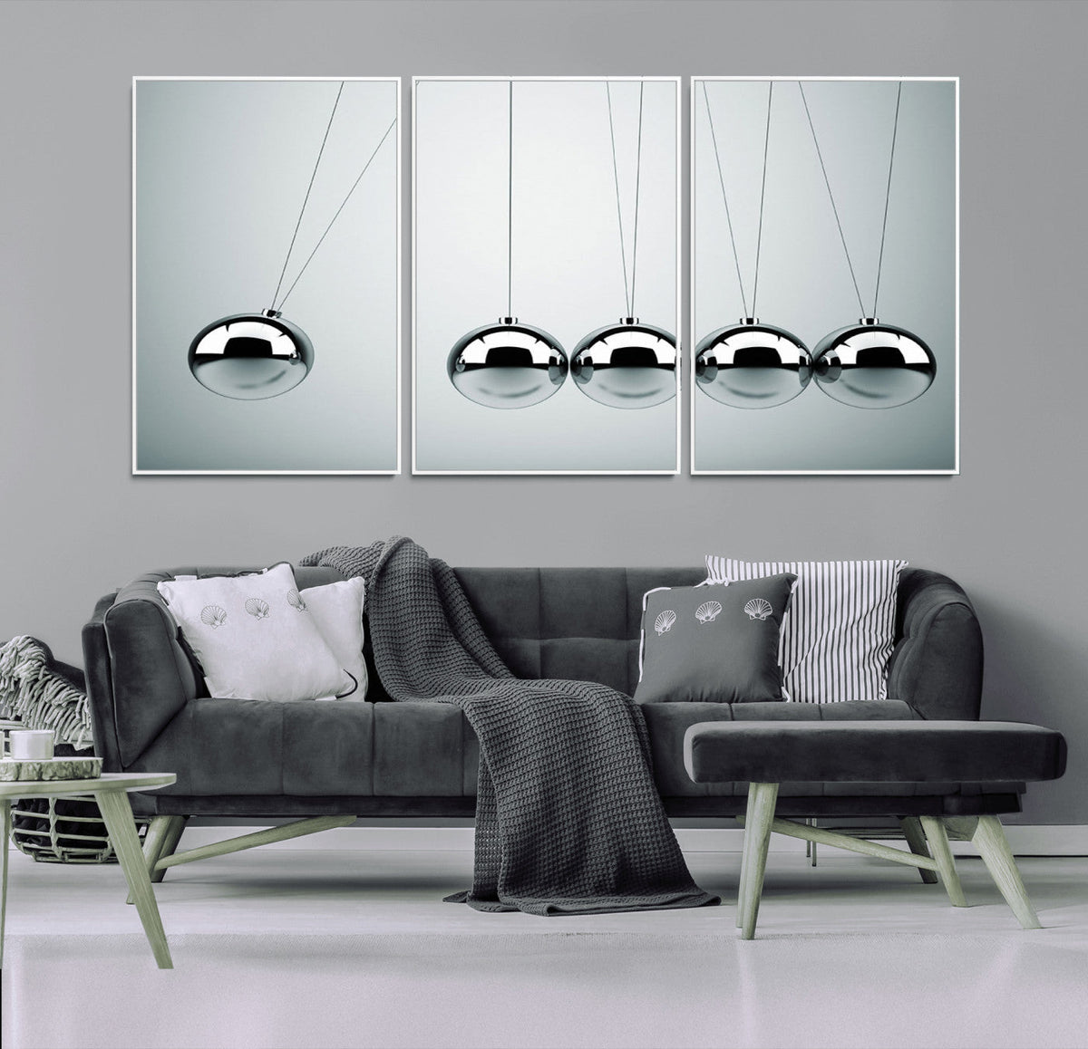 Newton's Cradle Wall Art Canvas Print | Framed Newton Cradle Wall Art