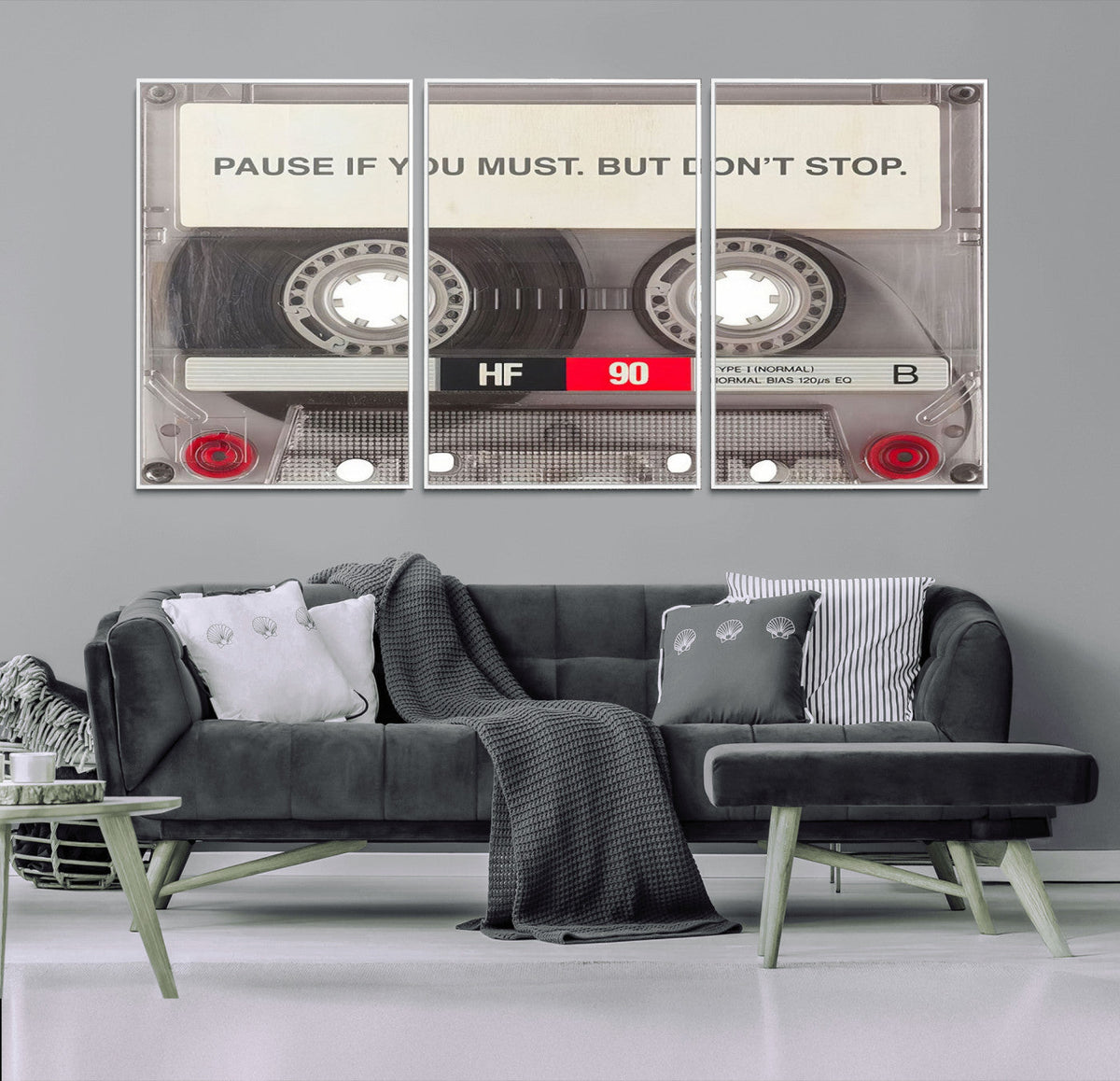 Music Cassette Iconic Wall Art Canvas Print