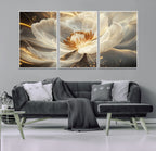 Abstract Floral Wall Art Canvas Print