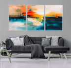 Colorful Abstract Wall Art | Bold Modern Canvas Print | Ready to Hang