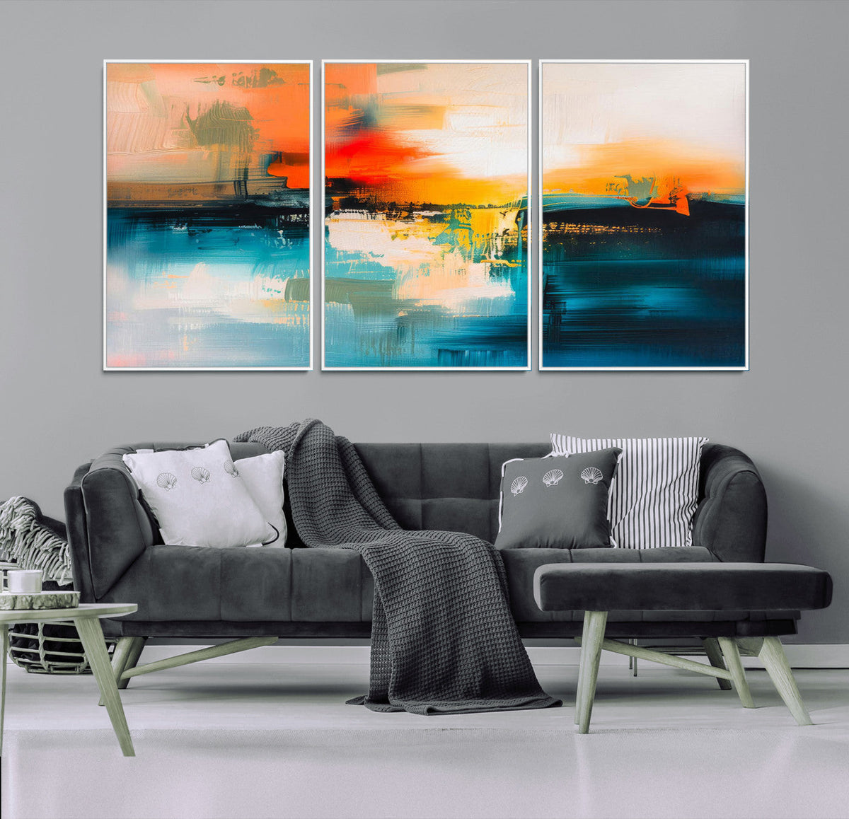 Colorful Abstract Wall Art | Bold Modern Canvas Print | Ready to Hang