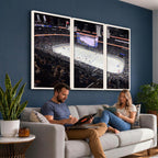 Amalie Arena Florida Wall Art Canvas Print, NHL Hockey, Framed and Ready to Hang