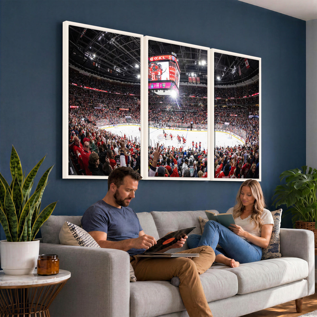 Amerant Bank Arena Wall Art Canvas Print, Hockey Arena