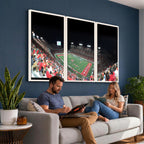 Houston Cougars Football Team Print, Houston TDECU Stadium