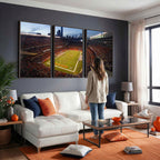 Chicago Bears Soldier Field Canvas Wall Art, NFL Stadium Panorama