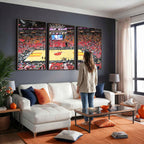 Miami Heat Basketball Team Print Wall Art, Kaseya Center