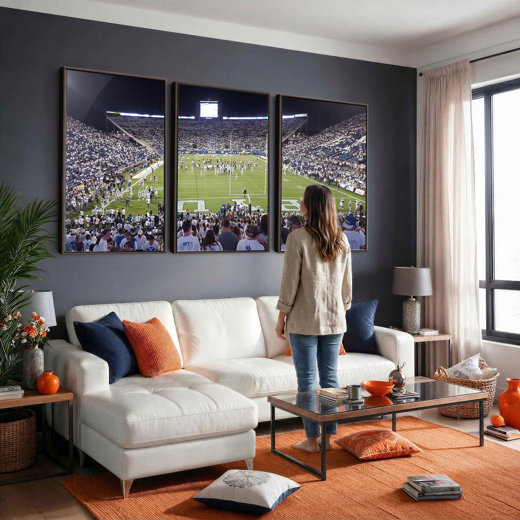 Brigham Young University Cougars Football Print Canvas