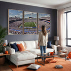 Buffalo Bills Highmark Stadium Wall Art Canvas Print, Bills Game Day Decor