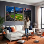 Target Field Wall Art Canvas Print, Baseball Stadium