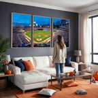 Target Field Stadium Wall Art Canvas Print, Minnesota Twins