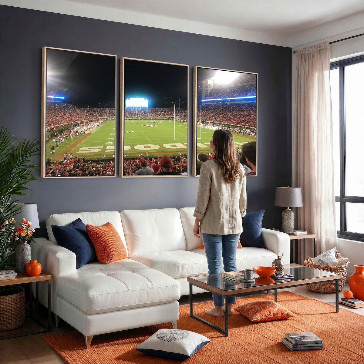 Dooley Stadium Wall Art, Sports Arena Panoramic Canvas