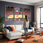 Miami Heat Basketball Team Print Wall Art, Kaseya Center