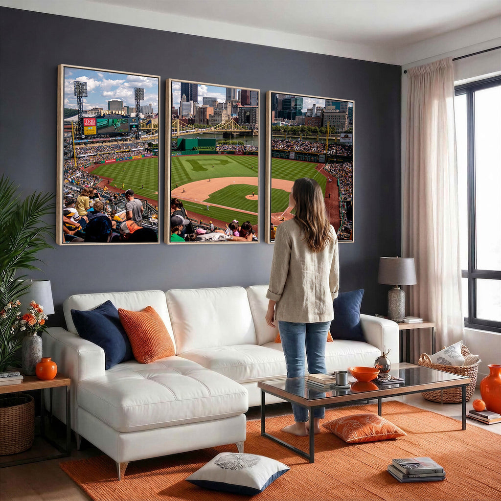 Pittsburgh Pirates Baseball Team Print, PNC Park Stadium