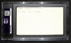 Wear Schoonover CFB HOF Signed 3x5 Index Card Arkansas PSA/DNA 189026