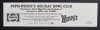 1987 Holiday Bowl College Football Game Full Ticket Iowa vs. Wyoming
