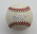Danys Báez Autographed OML Baseball Cleveland Indians 180624
