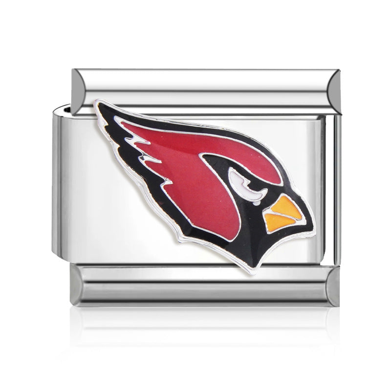 Football Team Logo Italian Charm Bracelet – Custom Gifts for Fans