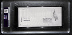 Johnny Unitas HOF Signed/Auto 2001 Bank Check Colts PSA/DNA GEM MT 10 192620