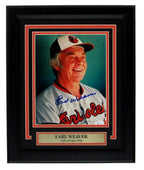 Earl Weaver Baltimore Orioles Autographed 8x10 Photo JSA 191098
