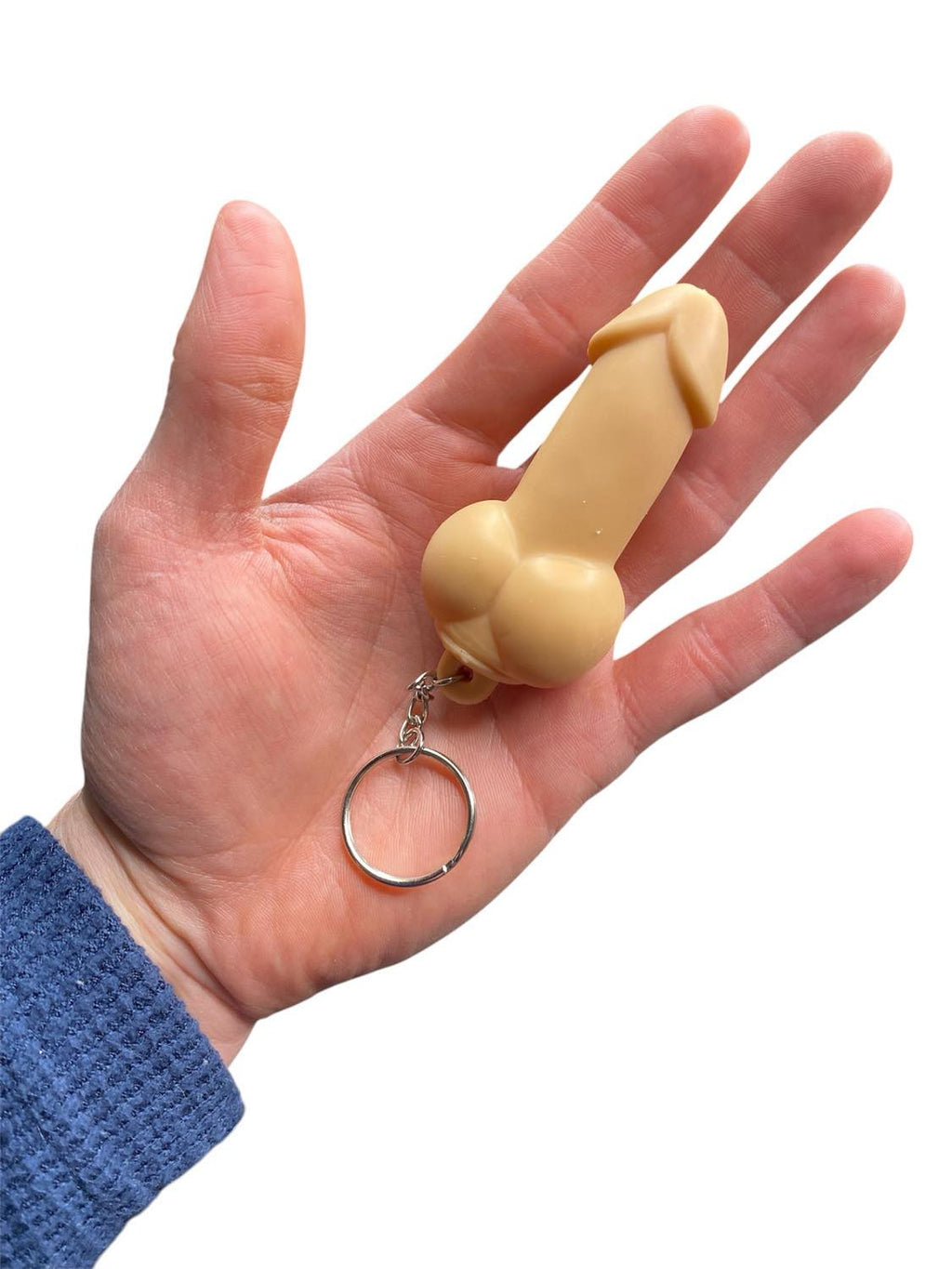Wee Willy Keychain - Funny Gag Gift, Hilarious Joke, Quirky Novelty Key Ring
