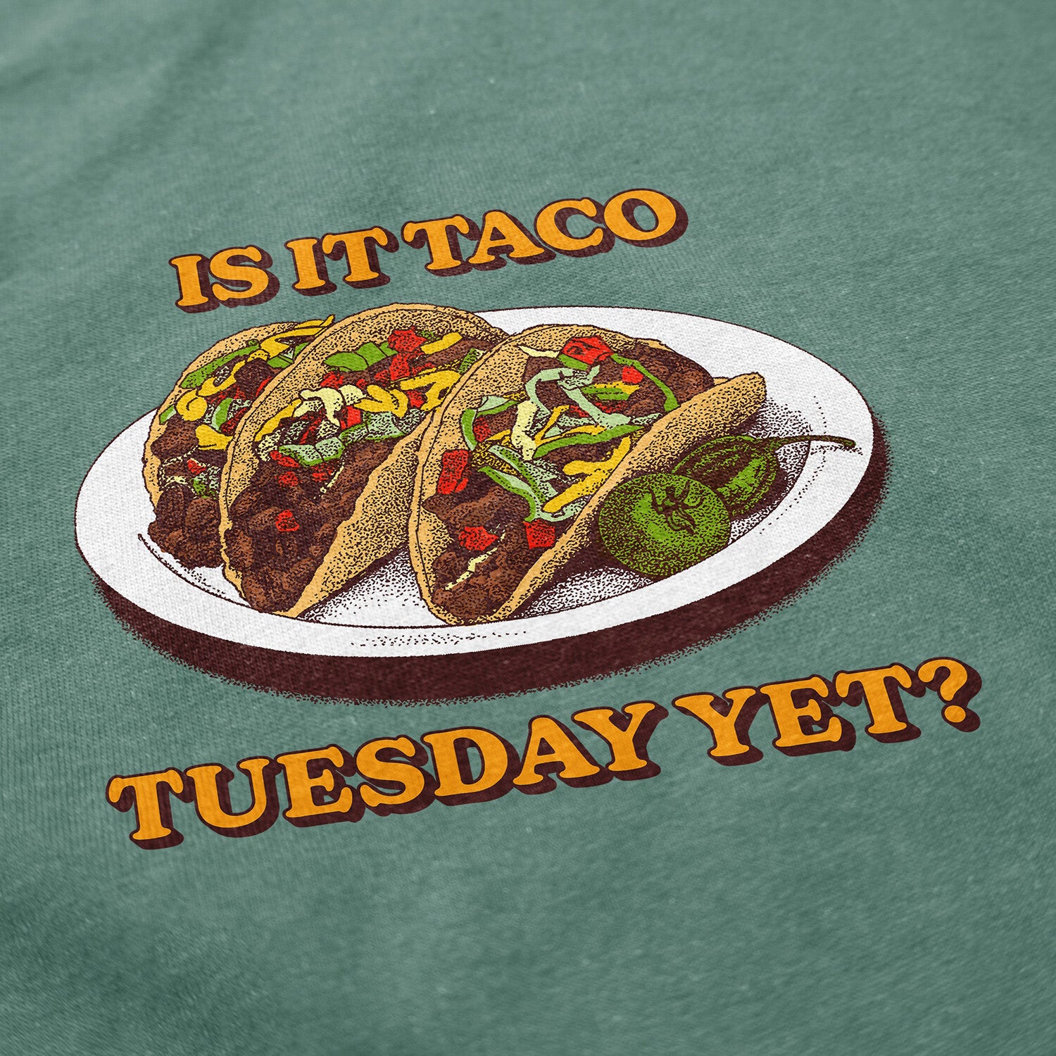 Taco Tuesday T-Shirt // Stonewash