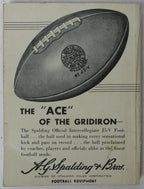 1939 Spaldings Athletic Library NCAA Football Annual with Rules 144941