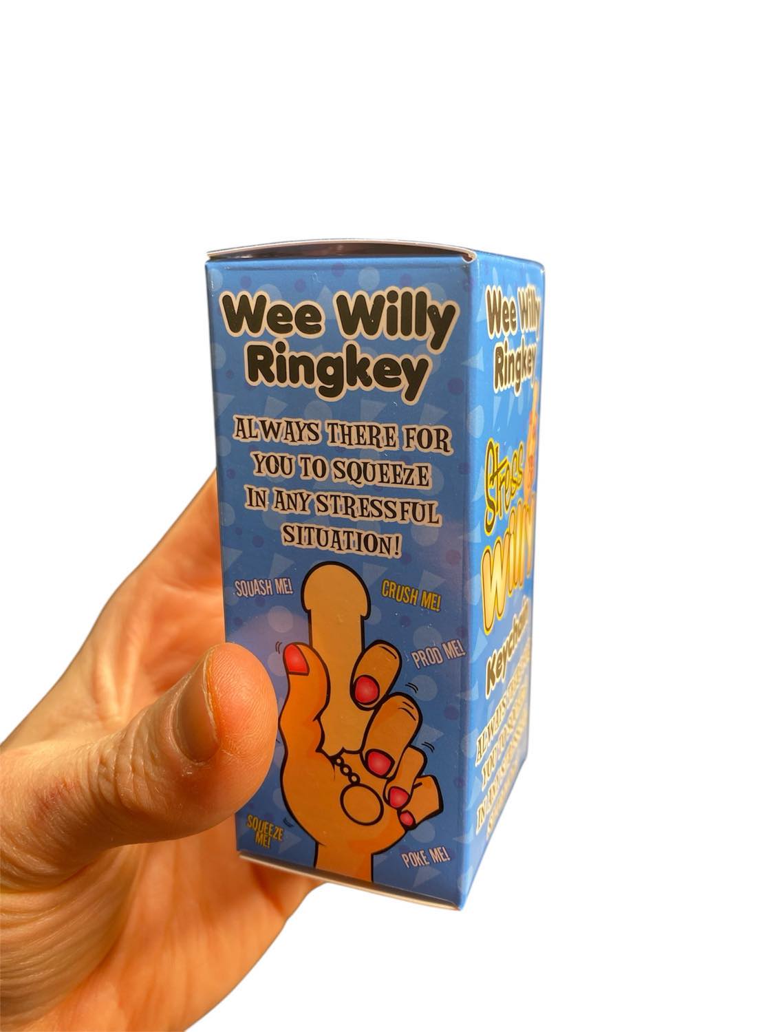 Wee Willy Keychain - Funny Gag Gift, Hilarious Joke, Quirky Novelty Key Ring