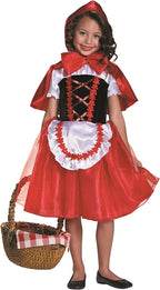 Little Red Riding Hood Fairy Tale Deluxe Toddler Costume Medium 7-8
