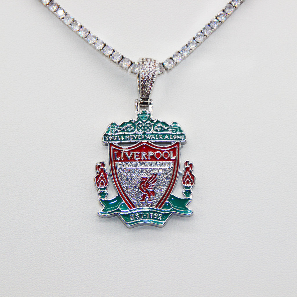 Liverpool Football Club Necklace – LFC Crest Pendant Jewelry Gift for Fans