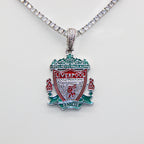 Liverpool Football Club Necklace – LFC Crest Pendant Jewelry Gift for Fans