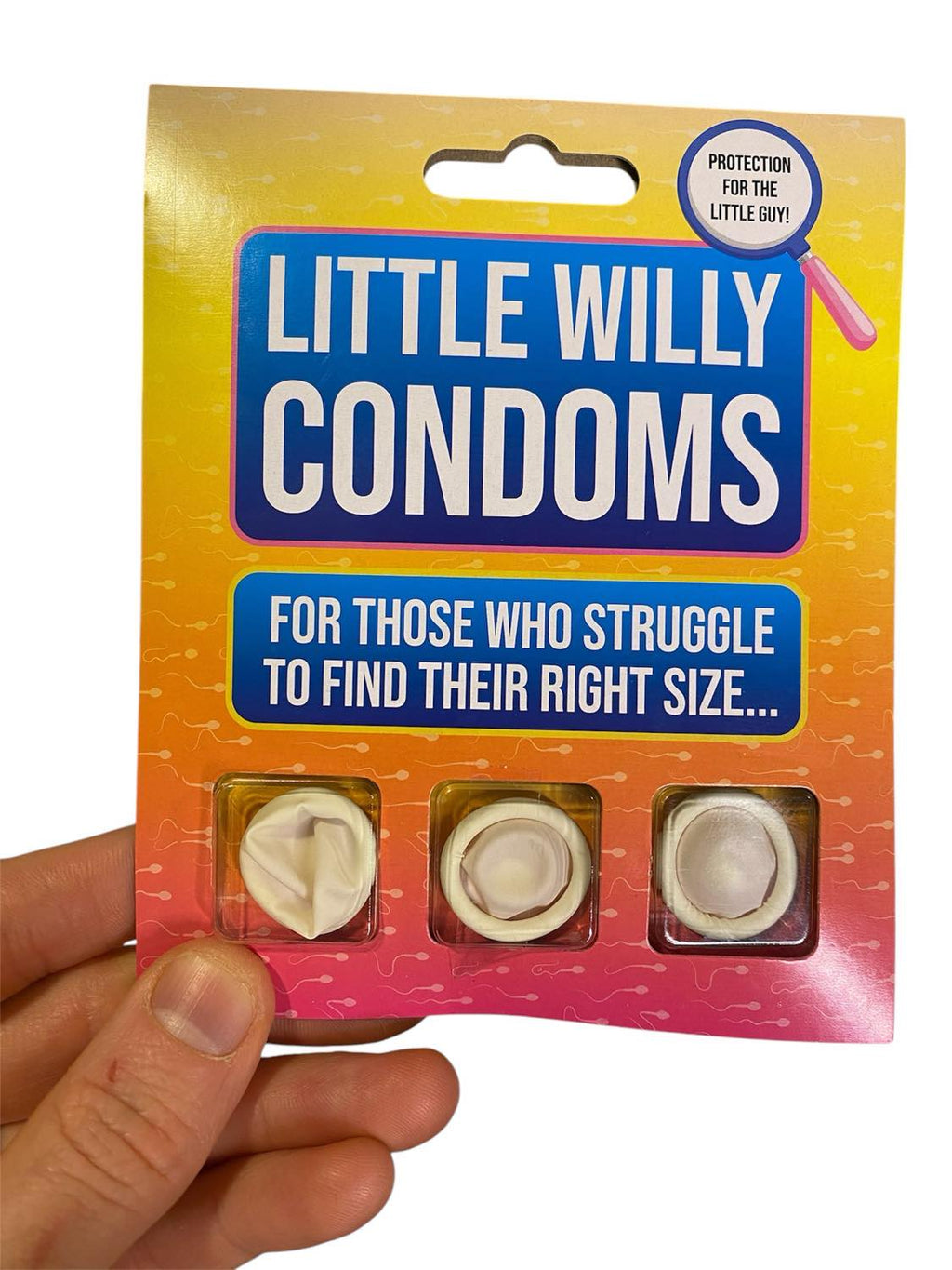 Small Pecker Condoms (3-Pack) – Micro Penis ~ The Ultimate Gag Gift! 😆