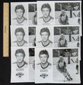 Lot of 7 Dean Kennedy Los Angeles Kings Signed 8x10 Glossy Team Photo 150163