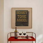 Honky Tonk Angel Matchbook Art Print