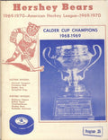 Hershey Bears 2/1 1969 Program vs. Buffalo AHL 128333