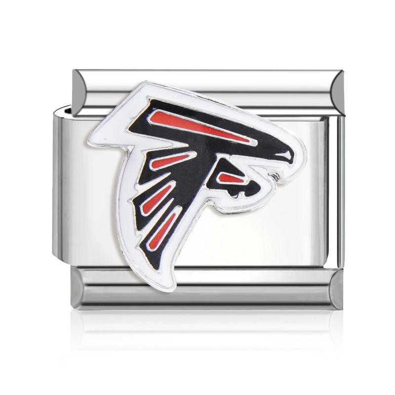 Football Team Logo Italian Charm Bracelet – Custom Gifts for Fans