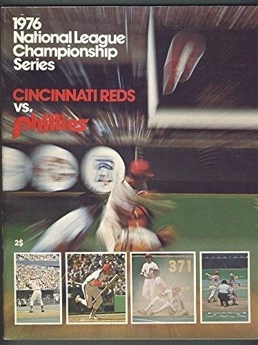 1976 NLCS Program Philadelphia Phillies Cincinnati Reds Veterans Stadium 129422