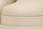 The Latino Cream Leather High Heel Women Boot Final Sale!