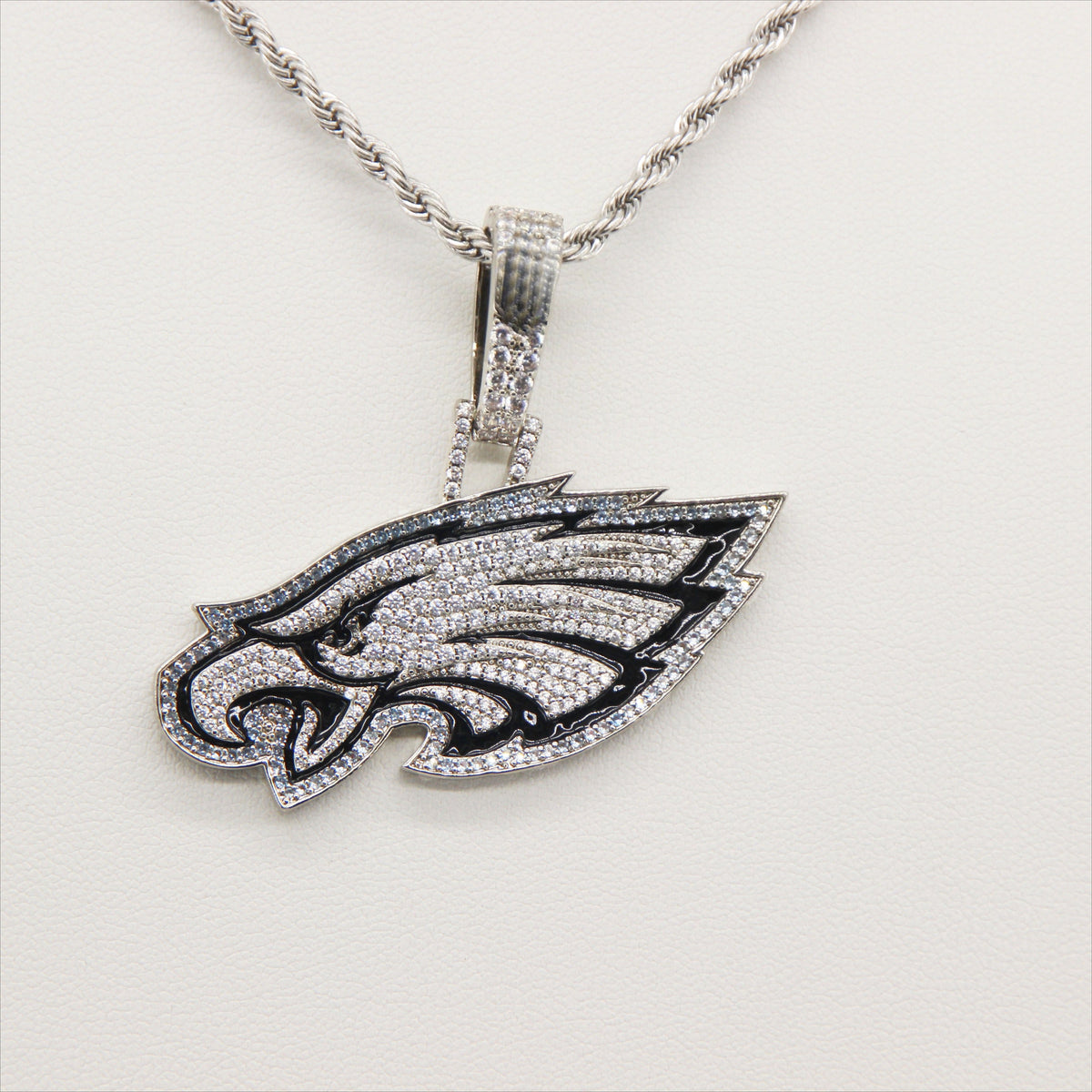 Philadelphia Eagles Zircon Pendant Necklace – Perfect Fan Gift for Game Day & Holidays