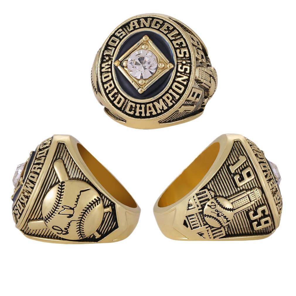 Los Angeles Dodgers World Series Championship Rings Set -Baseball Fan Gift & Memorabilia