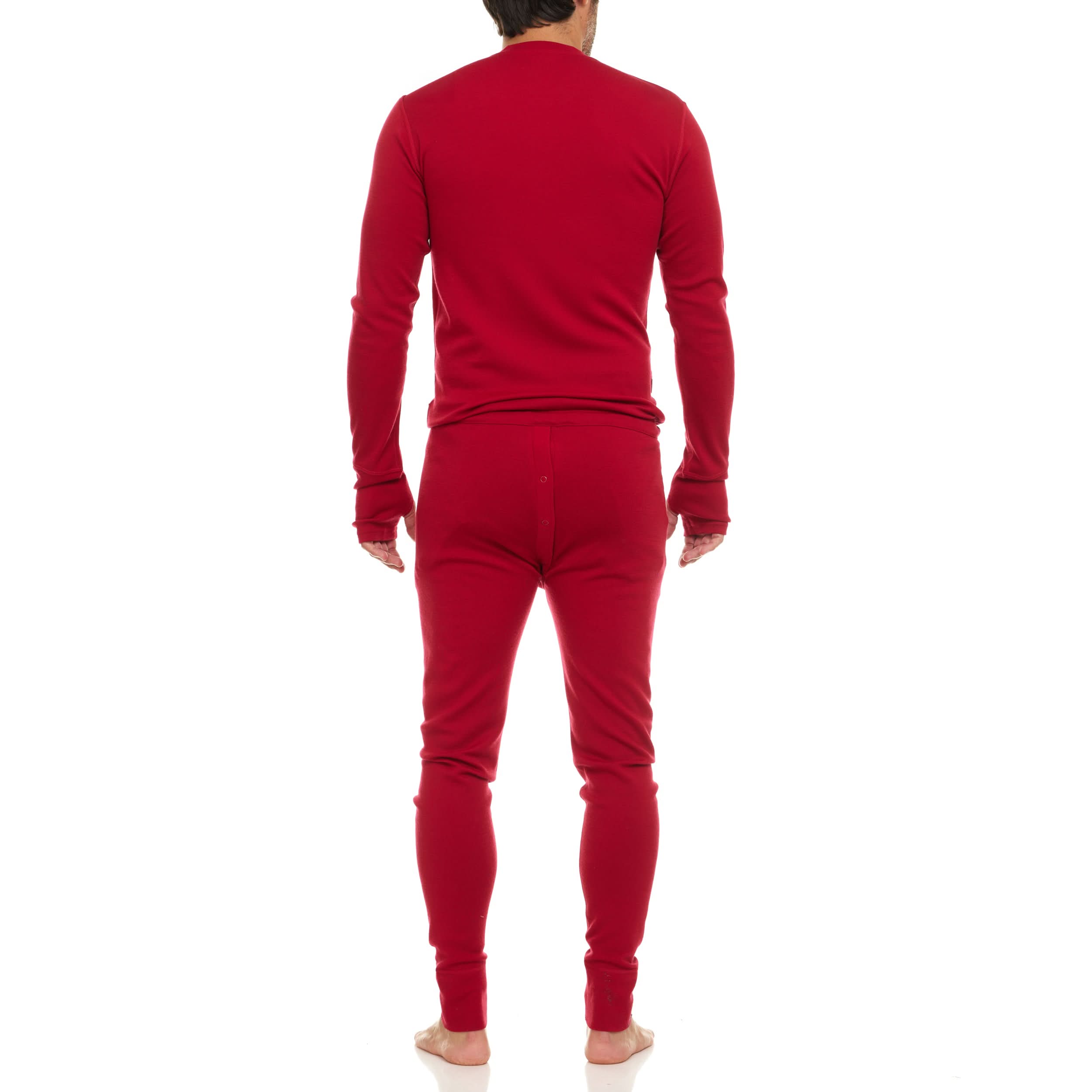 Midweight Wool Union Suit - 100% Merino Wool
