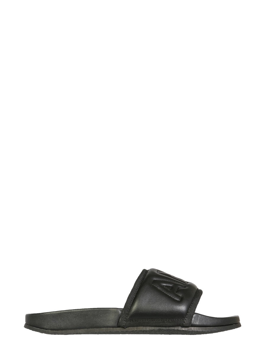 Ambush Women Leather Slide Sandals