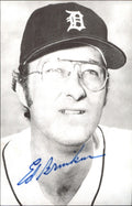 Ed Brinkman Tigers d. 2008 Signed/Autographed 3x5  Photo 177985