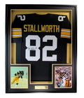 John Stallworth HOF Signed/Autographed Black Steelers Jersey Framed JSA 192203