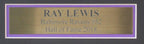 Ray Lewis Autographed Framed Baltimore Ravens Jersey Beckett 186115