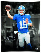 Tommy DeVito Autographed/signed 16x20 Photo NY Giants Beckett 184865