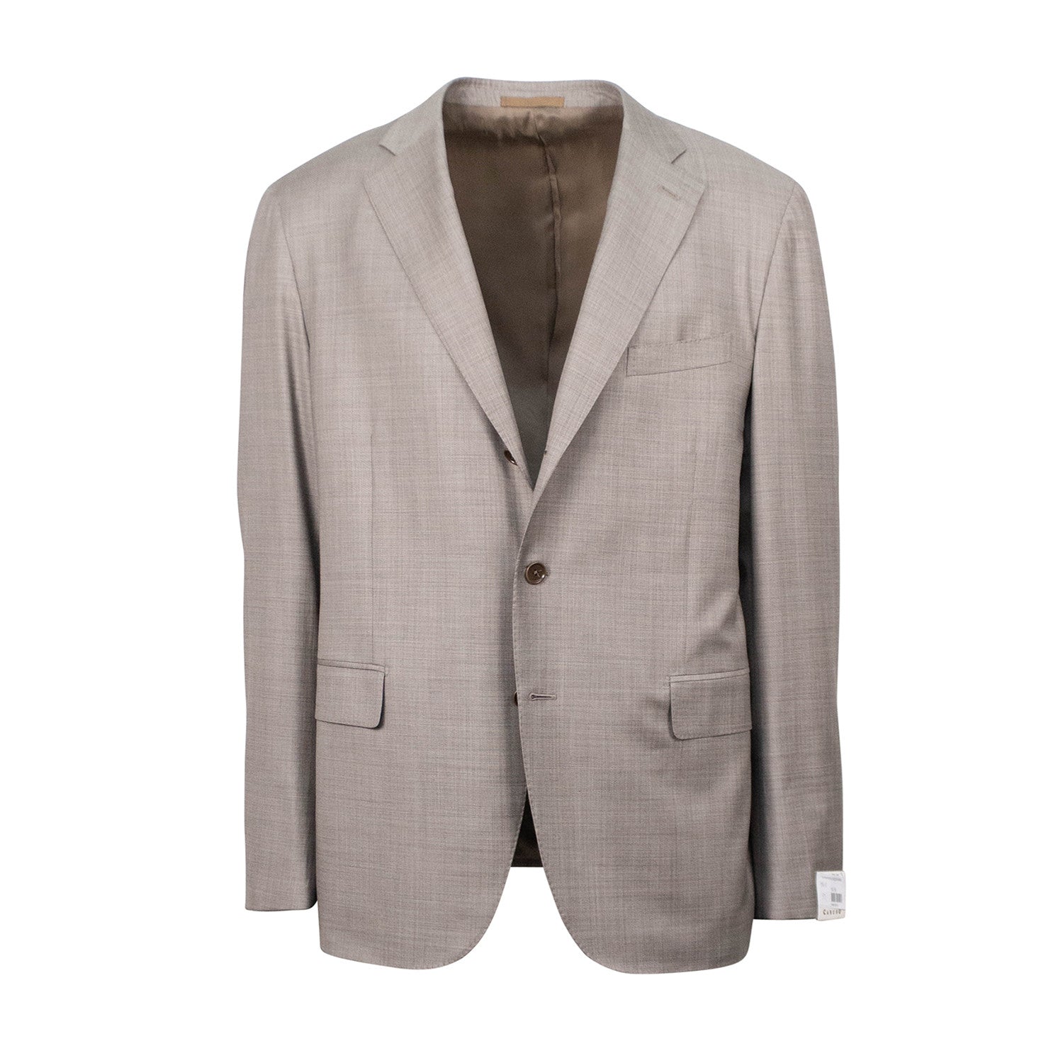Wool Slim Trim 2 Button Slim Trim Fit Suit // Tan