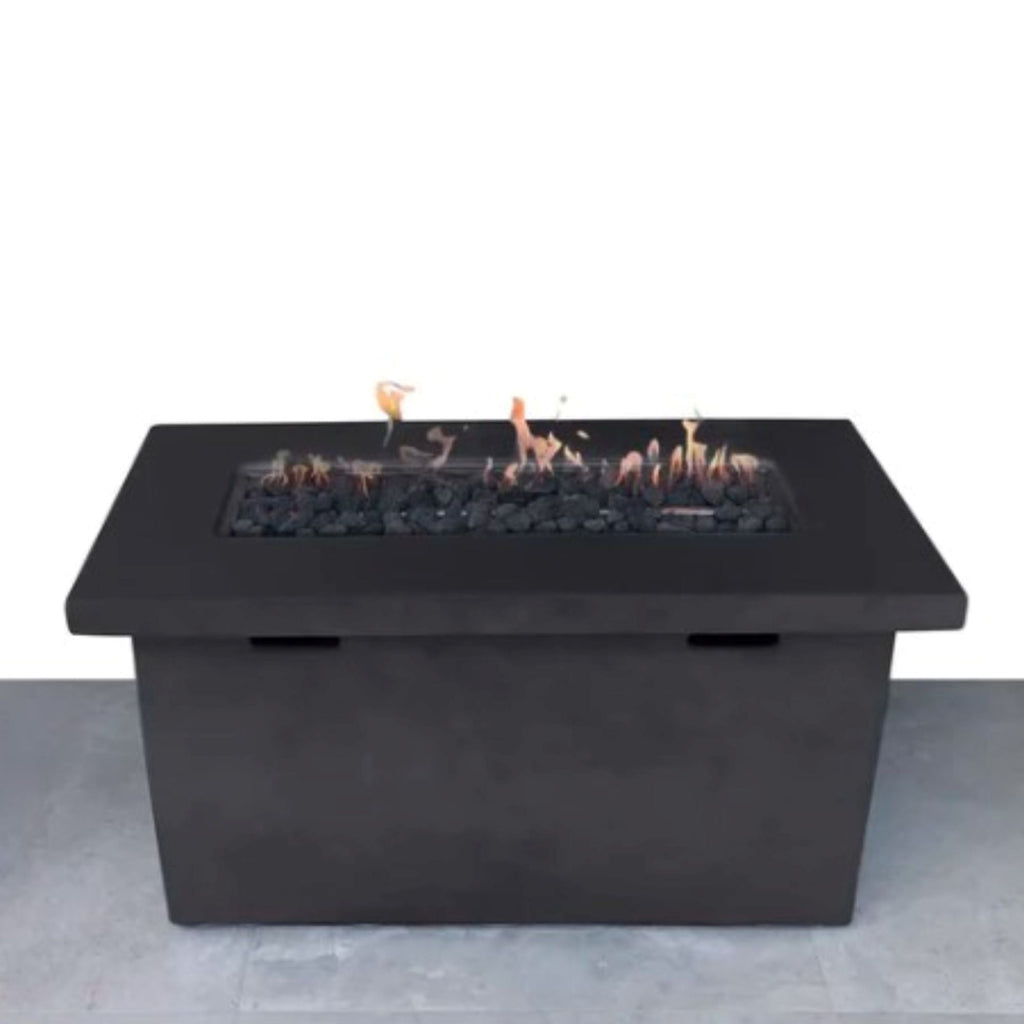 Reinforced Propane Outdoor Fire Pit Table - Charcoal