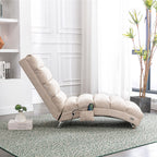 Massage Chaise Lounge Indoor, Ergonomic Electric Massage Lounger