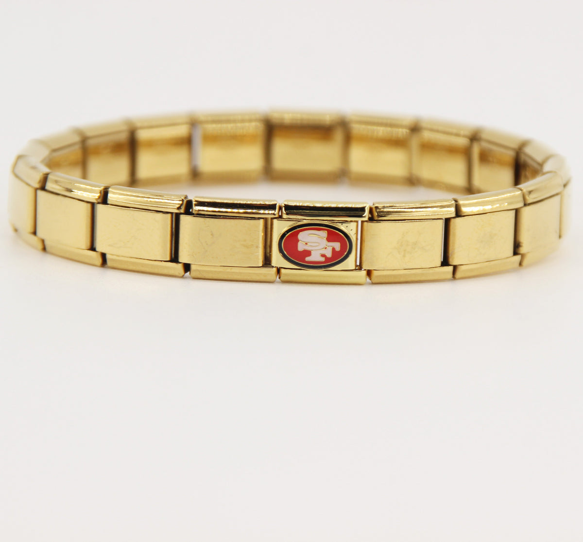 Football Team Logo Italian Charm Bracelet – Custom Gifts for Fans