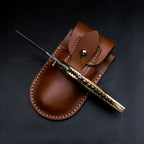 Fish Folding Pocket Knife 7" Damascus Steel Pocket Knife